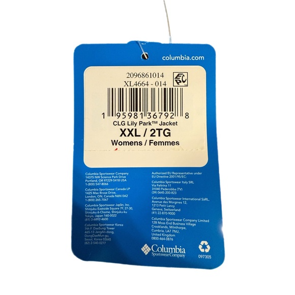 Columbia Women's Purdue Boilermakers Columbia Grey Lily Park Jacket - Picture 5 of 6